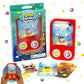 Sky Castle GooGames Hand-Held Water Game - Medium Non-Toxic Glitter Fun, Refillable with 3 Game Cards, Color: Gems, Model: GG502
