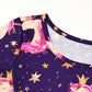 Matching Doll & Girls Dresses Kid Toddler Unicorn Cloth Fit American Girl Doll 10-11 Years
