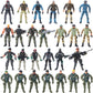 Tuanse 26 Pcs SWAT Team and Military Action Figures Playset With   Army Toys for Kids Boys Girls