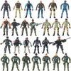 Tuanse 26 Pcs SWAT Team and Military Action Figures Playset With   Army Toys for Kids Boys Girls