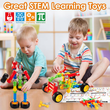Moontoy Stem Toys For 3 4 5 6 7 8+ Year Old Boy Girl Easter Birthday Gift Building Toys For Kids Ages 4-8 4-6 5-7 6-8 Blocks Tod
