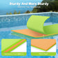 WARMOUNTS Lily Pad Floating Mat for 2 People, 8 x 4 FT Floating Mat Holds 360 Lbs, 3-Layer Tear-Resistant XPE Foam Floating Wate
