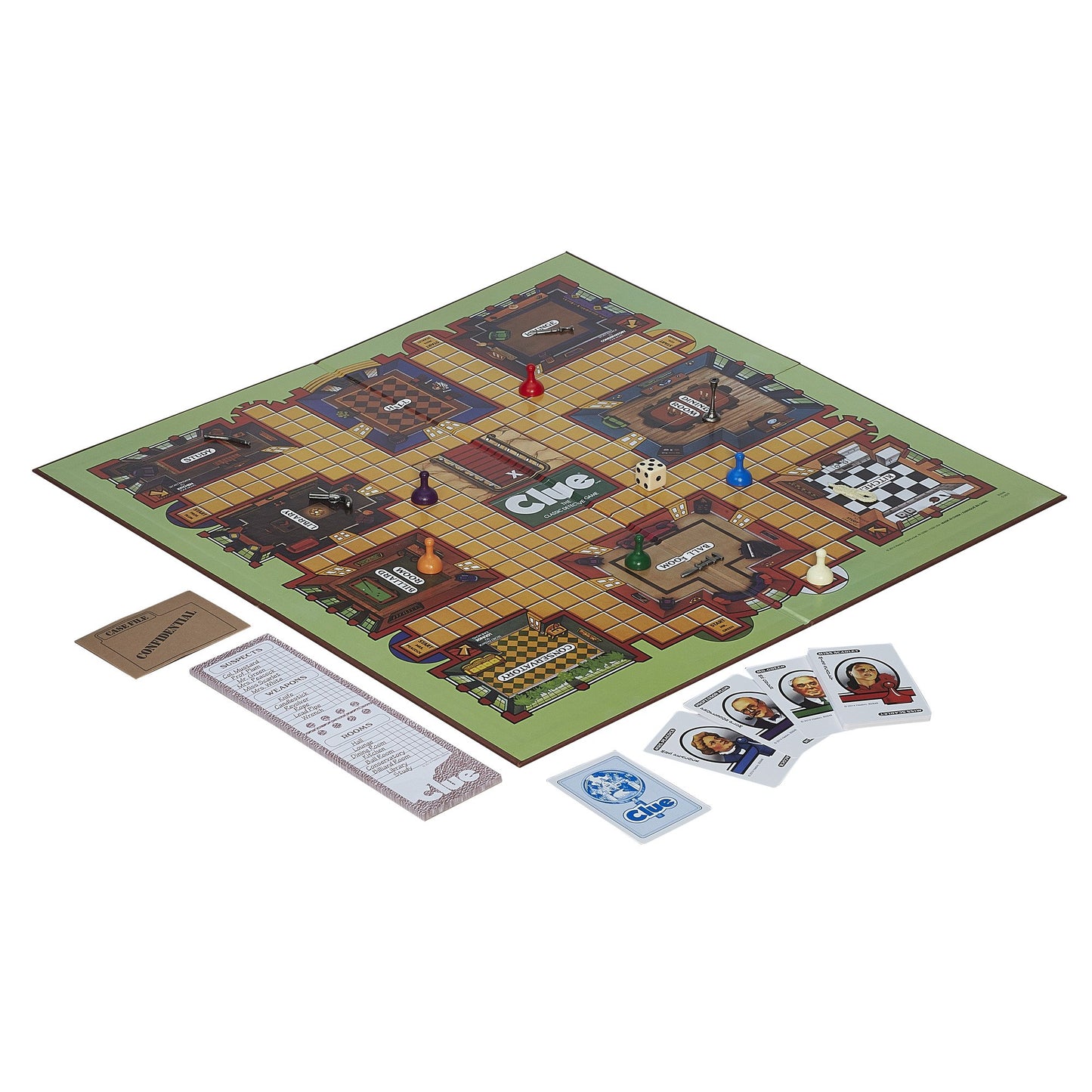 Hasbro Gaming Retro Series Clue 1986 Edition Board Game, Classic Mystery Games For Kids, Family Board Games For 3-6 Players, Family Games, Ages 8+