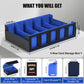 Trading Card Storage Box With Commander Display , 5-Row Deck Case With Removable Lid; 3900+ Card Deck Box For Mtg Tcg Sports Car