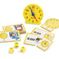 Learning Resources Time Activity Set - 41 Pieces, Ages 5+,Clock For Teaching Time, Telling Time, Homeschool Supplies, Montessori Clock