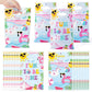 Summer Pool Party Favor Bag - 50Pcs Beach Fun to Be One Goody Candy Treat Gift Bag Summer Flamingo Poolside 1st Birthday Party D
