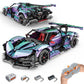 BTEC Super Cars Building Kits for mature-themeds 1:10 Scale MOC RC Technique Car Block Remote Control Model Kits for Men Teen mature-themed Collectible Model Race Engineering Toy Set 2036 PCS