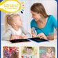bravokids Toys Gifts for 3-6 Years Old Girls Boys, 3 Pack LCD Writing Tablet with 6 Stylus, 8.5 inch Colorful Doodle Board Drawi