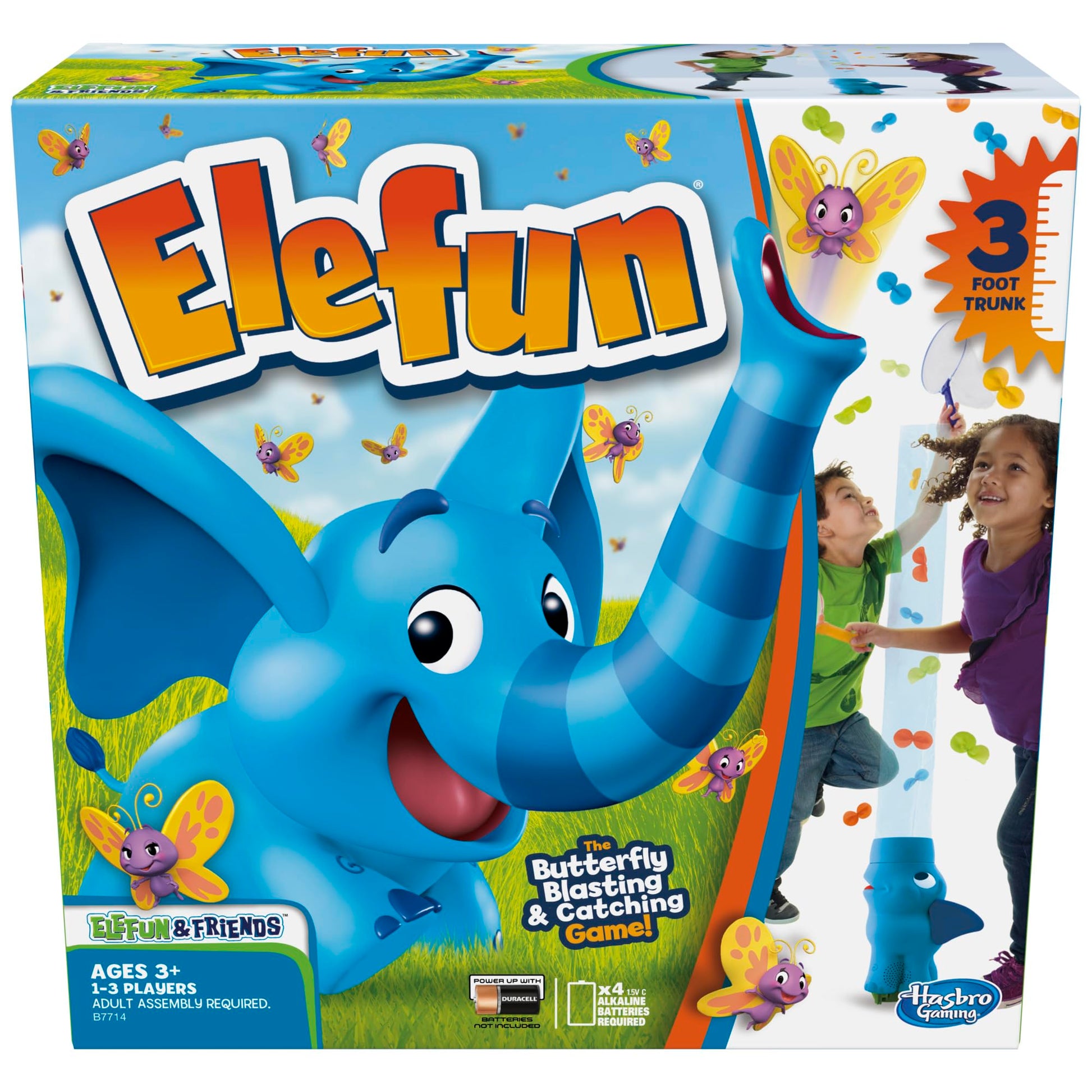 Hasbro Gaming Elefun and Friends Elefun Preschool Game With Butterflies and Music, Kids Games Ages 3 and Up, Board Games for Kid