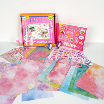 Ele Eleoption Diy Journal Kit For Girls Ages 8-12,54Pcs Journal Set Diy Girls Diary Age 6-8 Scrapbook & Diary Set, Journaling Ar