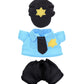 DolliBu Police Officer Dress Up Set for Teddy Bear Plush Toy - Police Outfit for Stuffed Animals  Cute Set of Police Hat  Shirt  & Pants for Teddy Bear Costume  Stuffed Animal Clothes - Large