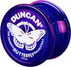 Duncan Toys Butterfly Yo-Yo, Beginner Yo-Yo With String, Steel Axle And Plastic Body, Purple (3124Bu-Echap)