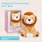 Ikasa Lion Stuffed Animals Plush Toys,10'' Cute Plushie Soft Cuddly Toy, Gifts For Family Kids Girls Boys