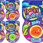 Ja-Ru Fuzzy Worms On Strings On A String Magic Worms Fidget Toy (4 Assorted Individually Packed) Wiggly Worm On String Twisty Fuzzy Worm Toys For Kids Party Favors Add Anxiety Relief 5219-4S
