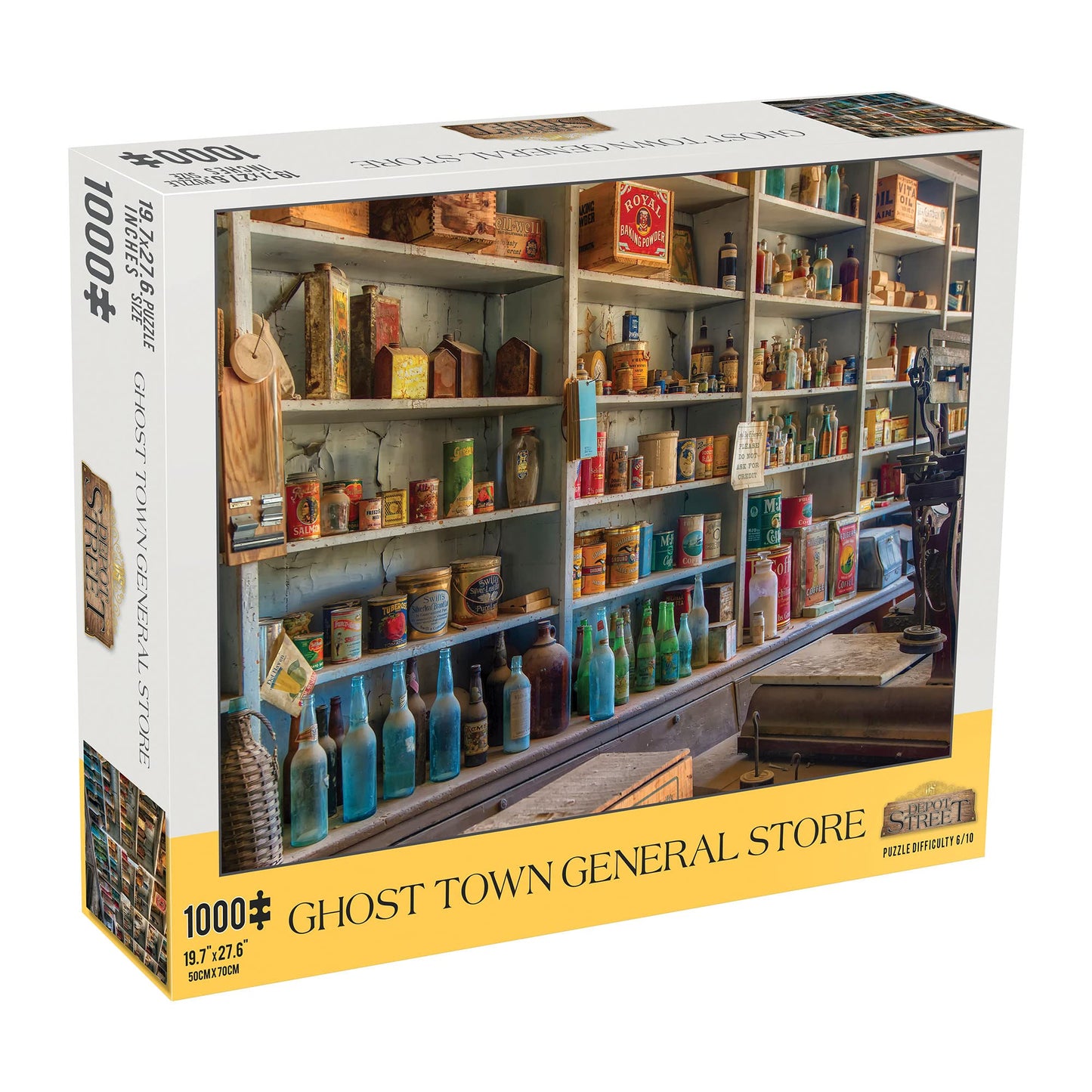 Mchezo 1000-Piece Americana Jigsaw Puzzle For Adults, Ghost Town General Store