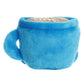 Aurora Adorable Palm Pals Letti Latte Stuffed Animal - Fun Collectible Plush for Kids and mature-themed Collectors - Perfect for Decorating Rooms and Birthday Gifts - Blue 5 Inches