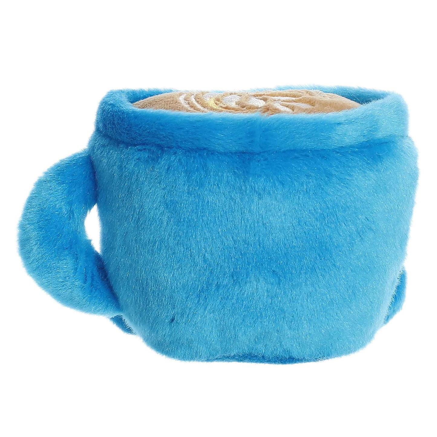 Aurora Adorable Palm Pals Letti Latte Stuffed Animal - Fun Collectible Plush for Kids and mature-themed Collectors - Perfect for Decorating Rooms and Birthday Gifts - Blue 5 Inches
