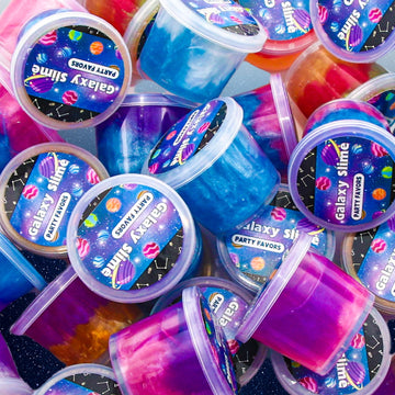 Elover Party Favors For Kids Galaxy Putty Slime Kit Tactile And Visual Experience, Stress Relief Toy,Goody Bag Toys, Christmas Stocking Stuffers For Girls Boys (Starry Sky)