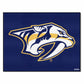 FANMATS 10580 NHL - Nashville Predators All-Star Mat | Blue | 33.75x42.5 | Predator Head Primary Logo