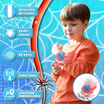 Walkie Talkies For Kids Boys Toys For Ages 3-12 5-7 Girls Toy 3 4 5 6 7 Year Old Boy Birthday Gift Long Range 2 Way Radio Hiking