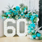 Bezente Teal Balloons Latex Party Balloons - 150 Pack 5 Inch Matte Small Turquoise Helium Balloons For Wedding Baby Shower Birth