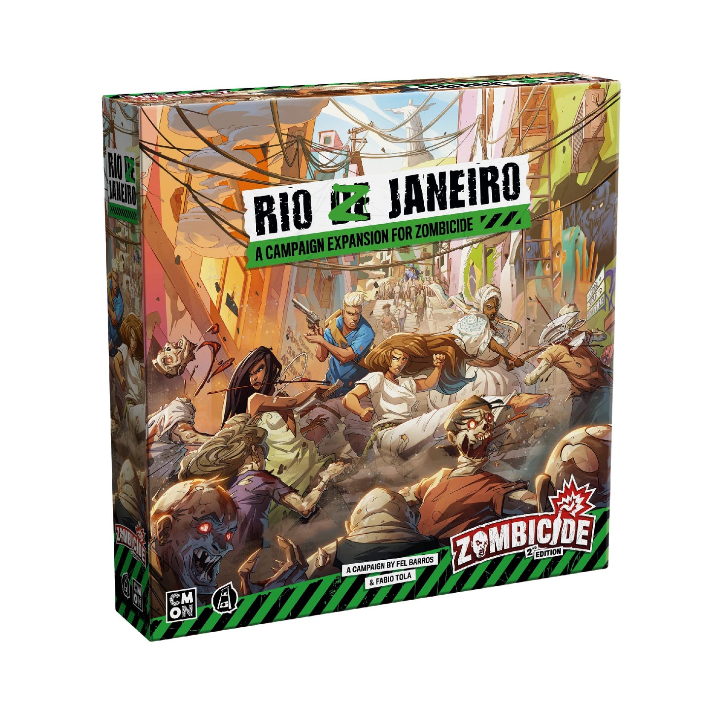 Zombicide: Rio Z Janeiro Board Game Expansion - Carnaval-Themed Zombies & New Campaign! Cooperative Tabletop Miniatures Strategy Game  Ages 14+  1-6 Players  1 Hour Playtime  Made by CMON
