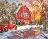 White Mountain Tree Farm Christmas Puzzles 1000 Pieces Jigsaw Puzzle for mature-themeds and Family
