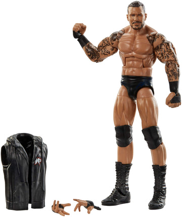 Wwe Randy Orton Elite Collection Deluxe Action Figure With Realistic Facial Detailing, Iconic Ring Gear & Accessories