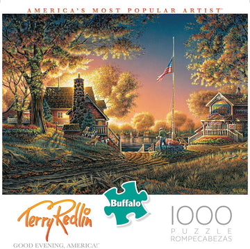 Buffalo Games - Terry Redlin - Good Evening  America! - 1000 Piece Jigsaw Puzzle