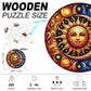 Sun and Moon Wooden Puzzles for mature-themeds  200pcs Wooden Jigsaw Puzzles for mature-themeds  Sun and Moon Unique Shaped Jigsaw Puzzles Creative Gift for Friend Family Game Medium Size 10'' x 10''