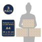 3 Sheets Self Adhesive Floor Tiles For Dollhouse 1:12 Scale (Sandstone Mosaic)