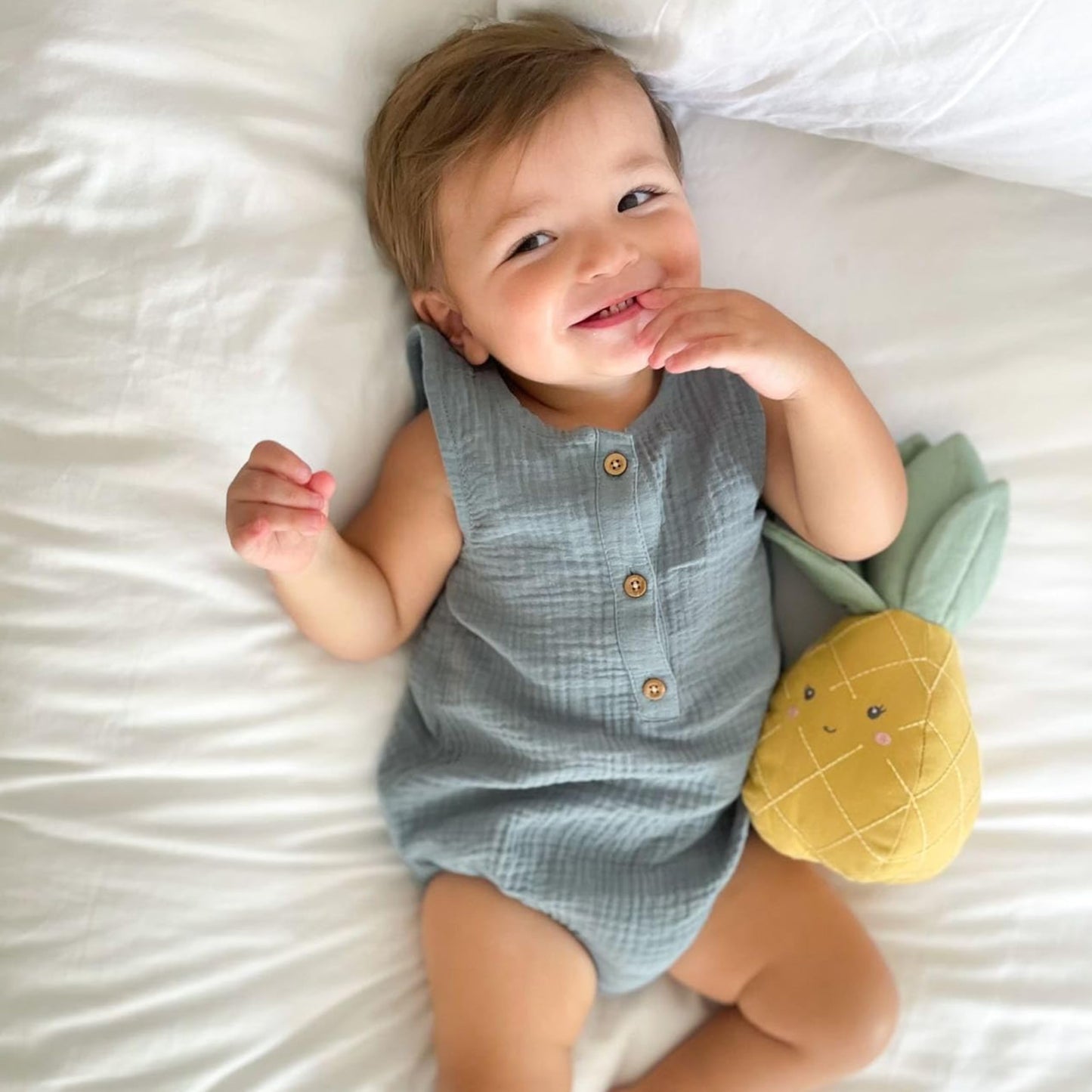 Mon Ami Pineapple Plush Toy - 10.5   , Food Plush Toys, Fruit Plushie For Boys/Girls, Handcrafted Fruit Doll - Perfect For D  Co