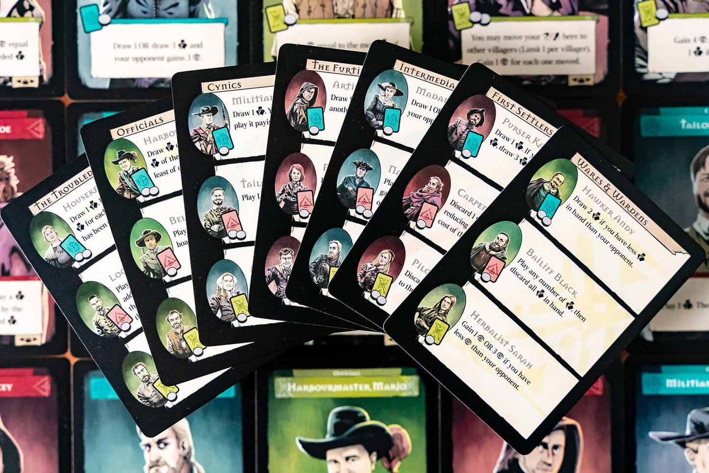 Capstone Games Pagan: Fate of Roanoke - Ancestors Expansion Pack, Dueling Witch & Hunter Asymmetrical Deduction Card Game Filled