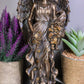 Ebros Gift Roman Greek Goddess Fortuna With Bountiful Gold Coins Statue 11.5' H Tyche Lady Of Fate Fortune Prosperity Providence Figurine