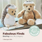 Bearington Higgy Plush Stuffed Animal Hedgehog, 5.5 Inches
