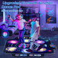Dance Mat For Kids - Electronic Dance Pad With Light-Up 6-Button & Wireless Bluetooth, Music Dance Game Mat With Built-In Music