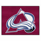 FANMATS 10613 NHL - Colorado Avalanche All-Star Mat | Burgandy | 33.75x42.5 | A Primary Logo