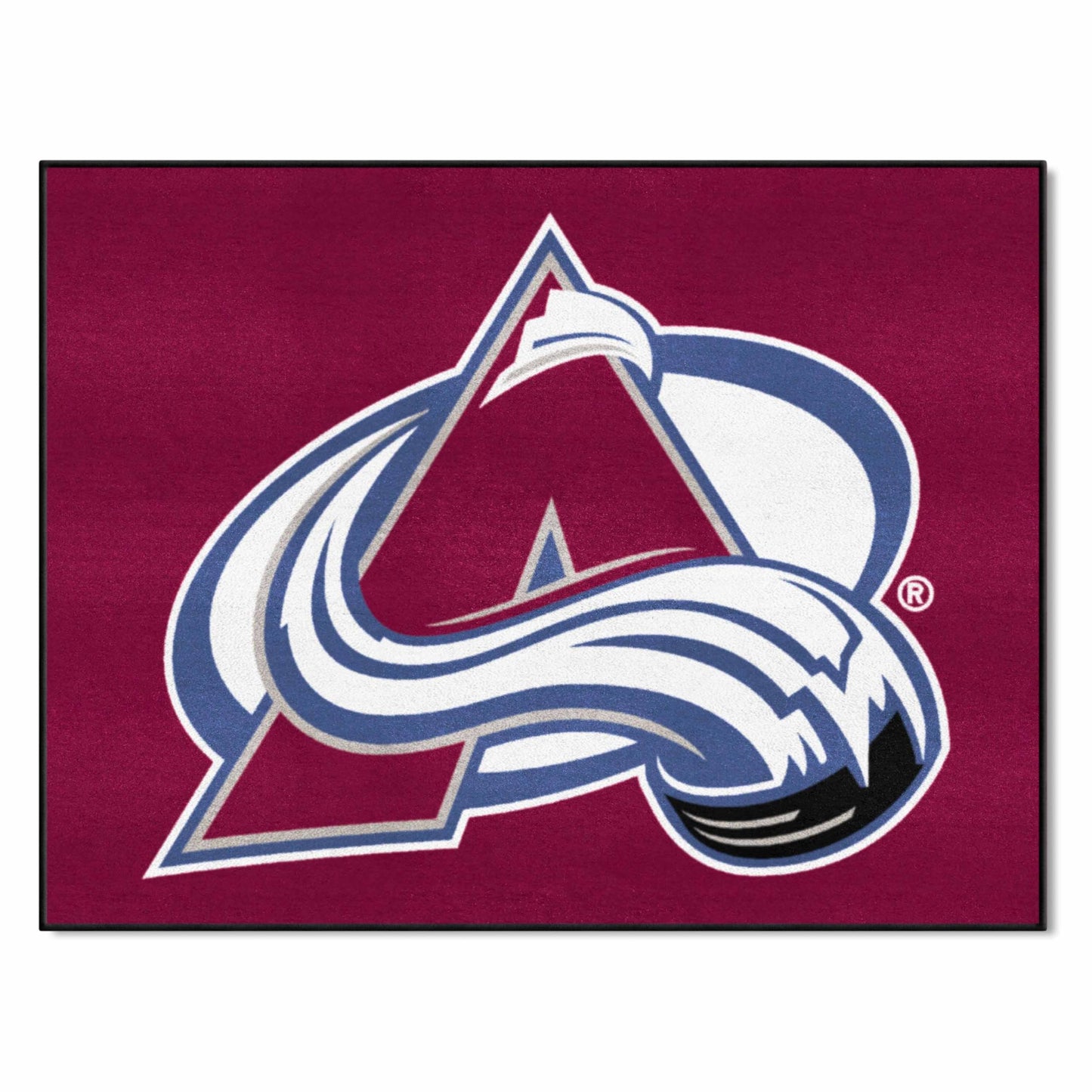 FANMATS 10613 NHL - Colorado Avalanche All-Star Mat | Burgandy | 33.75x42.5 | A Primary Logo