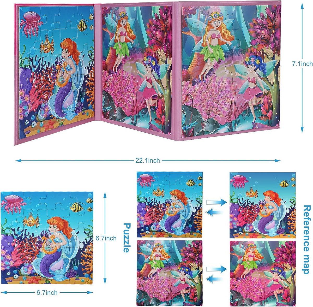 Fantastic Mermaids Underwater Magnetic Puzzle Paradise