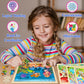 WaaLod Wooden Puzzles for Kids, 4 Pack, 24 Pieces, Educational Toys for Ages 4-6, Unicorn, Mermaid, Princess, Elf