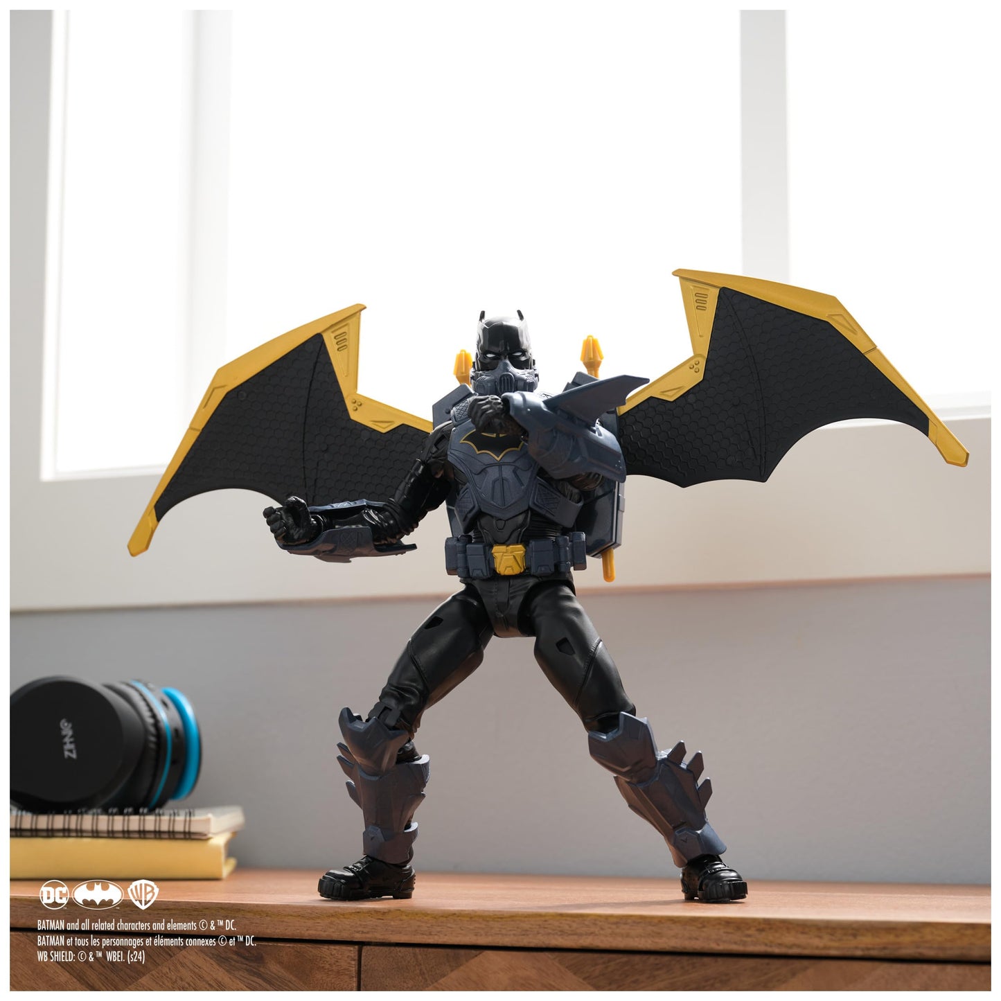 Spin Master Batman Adventures 12" Action Figure - Night Sky Batman with Expandable Wings, Kids Toy for Ages 3+, Model 6070532
