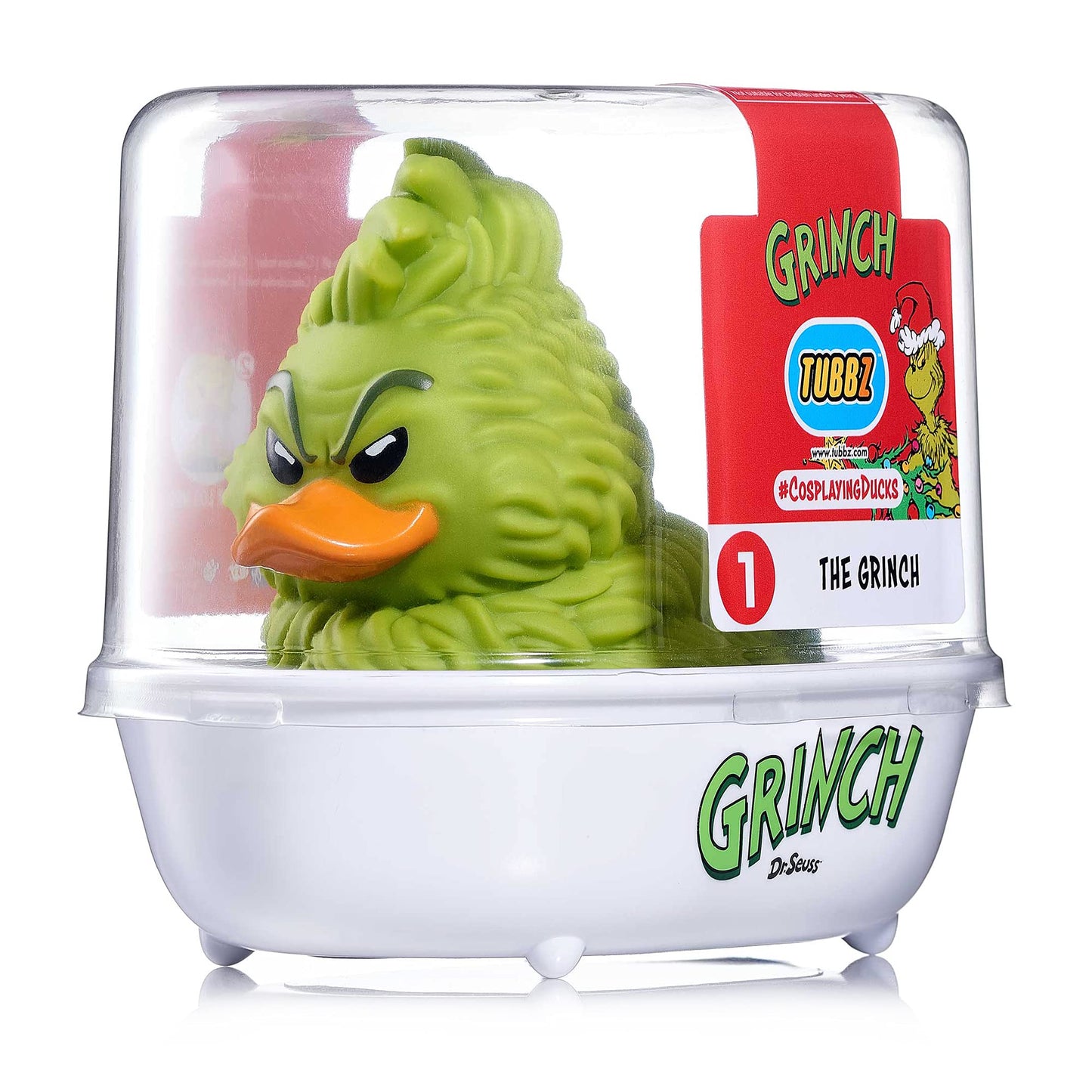 Tubbz Grinch Collectible Vinyl Rubber Duck Figure – Official Grinch Dr Seuss Merchandise – Tv, Movies & Books