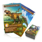 Aminfun 55Pcs Dinosaur Learning Recognition Flash Cards,Dinosaur Fan Collectible Cards, Flash Card, Educational Learning Toys For Kids, Gift For Boys And Girls.