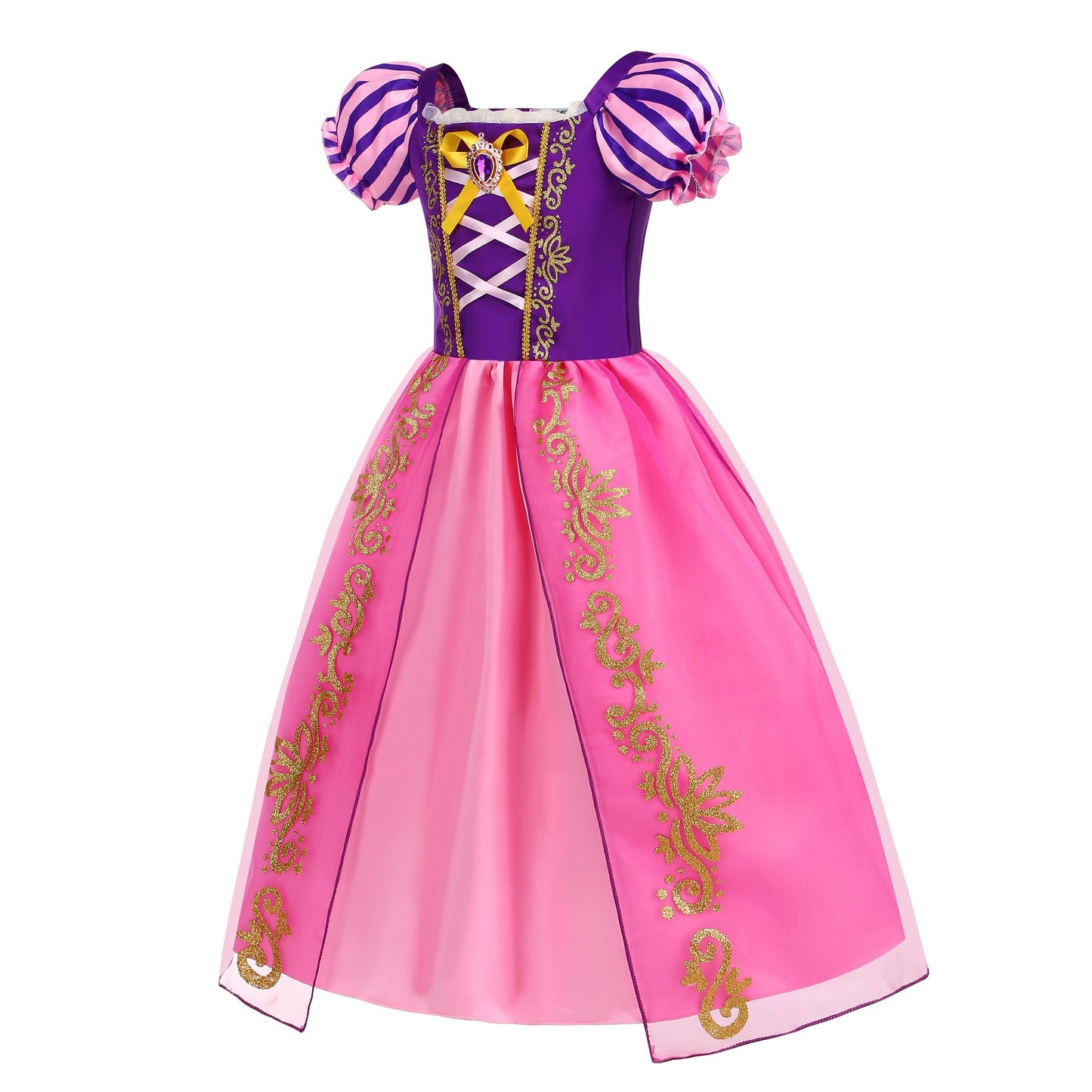 Isswya Girls Princess Costume Princess Dress Up Clothes For Kids Birthday Halloween Cosplay Party Outfits 4-5T