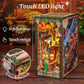Cutefun Christmas Book Nook Kit, Diy Miniature House Kit For Adults, Booknook Kit Christmas Decorations With Music, Bookshelf Decor For 3D Wood Puzzle Lovers (Christmas Wish Store)