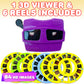 Artcreativity 3D Viewer For Kids With 6 Reels – View Master Style Reel Viewer With 42 Hd Images – Dinosaurs, Animals, Space & More – Vibrant Viewfinder Toy For Kids – Fun Gift Idea