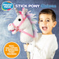 Stick Horse | Plush Handcrafted Hobby Horse Stick Pony Provides Fun Pretend Play for Toddlers & Preschoolers | Handsewn, Sturdy