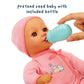 Baby Born My First Baby Ava - Light Brown Eyes: Realistic Soft-Bodied Doll For Kids Ages 1 & Up, Eyes Open & Close, Doll With Bottle