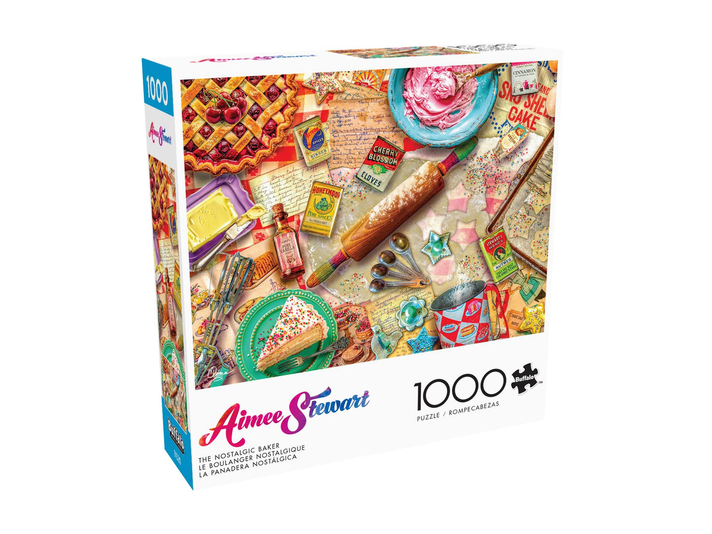 Buffalo Games 1000 Piece Jigsaw Puzzle - Aimee Stewart The Nostalgic Baker, Multicolor, 26.75 x 19.75 Inches, Challenging Fun for Adults