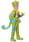 Fun Costumes Chameleon Costume For Kids, Lizard Jumpsuit For Dress-Up, Animal Theme Parties & Halloween Small